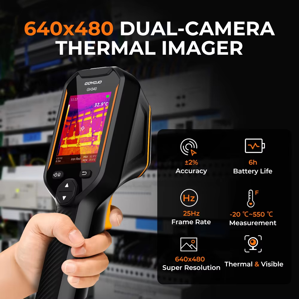 Electronics Repair Images - Caméra thermique GOYOJO GH340 Super IR